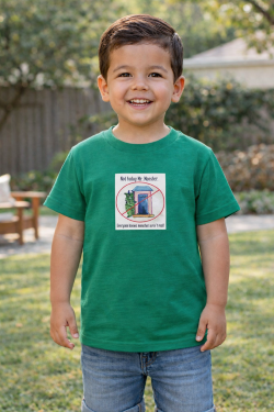 Toddler No Toilet Monsters T-Shirt