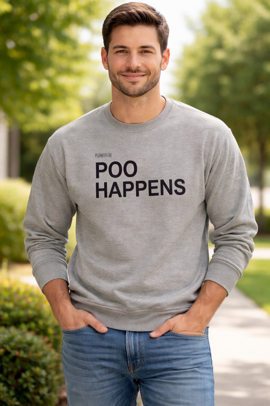Adult (Princess de) POO HAPPENS Crewneck Sweatshirt