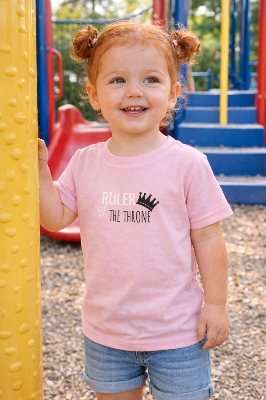 Toddler RULER of THE THRONE Jersey T-Shirt
